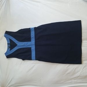Talbots Deess, Navy/Light Blue, Sz:14
